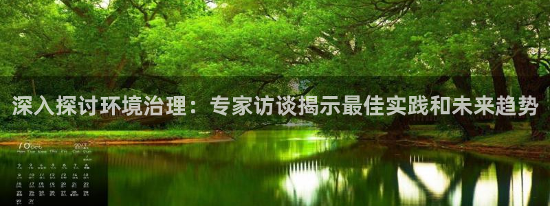 凯发国际官方网站|深入探讨环境治理：专家