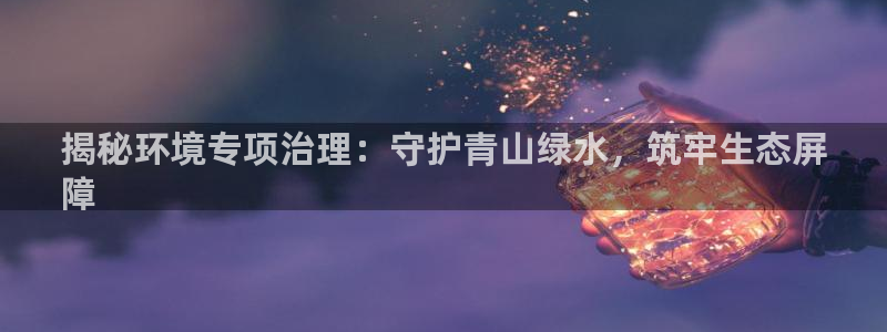 凯发k8国际手机下载|揭秘环境专项治理：